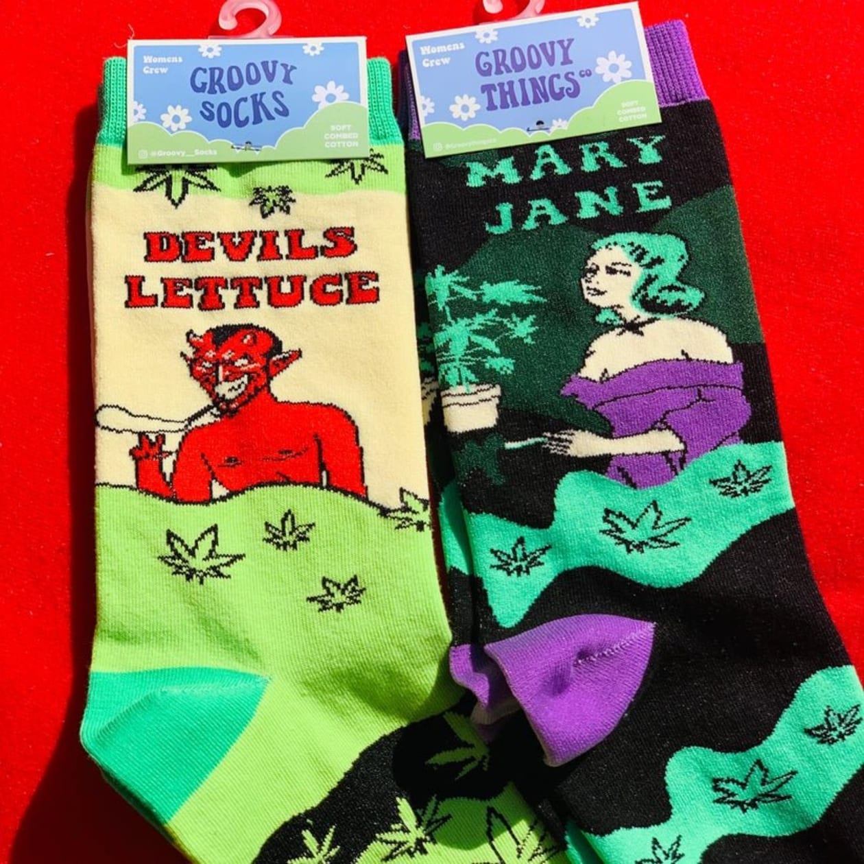 Devil's Lettuce Women's Crew Socks