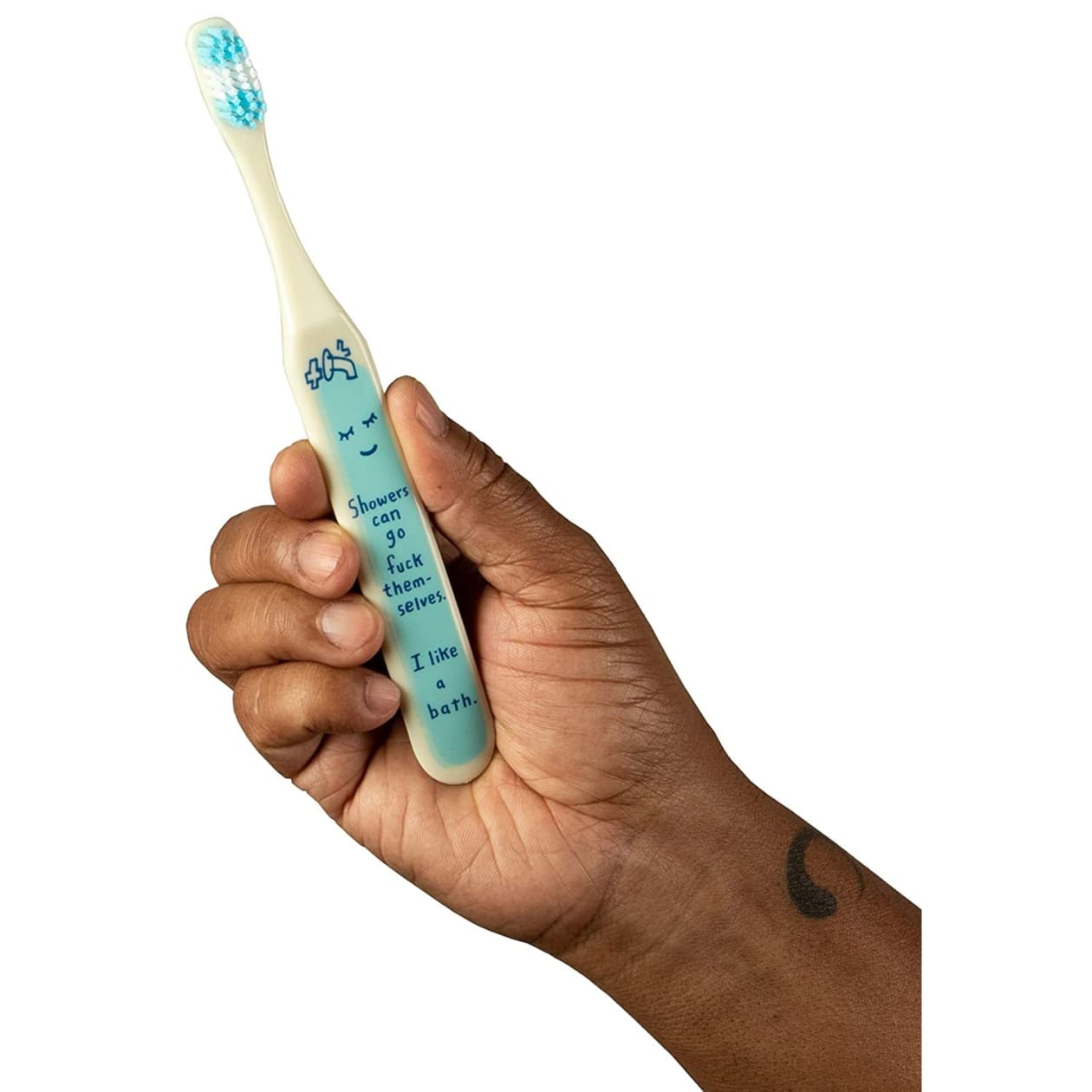 Last Call! Showers Can Go Fuck Themselves Toothbrush | BlueQ at GetBullish