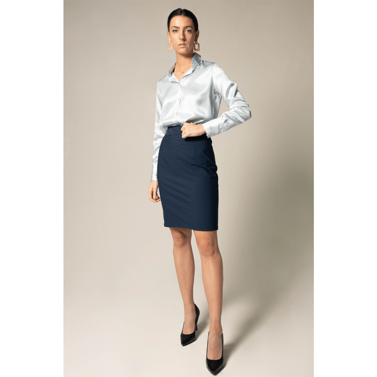 Luxe Comfort Stretchy Mini Skirt