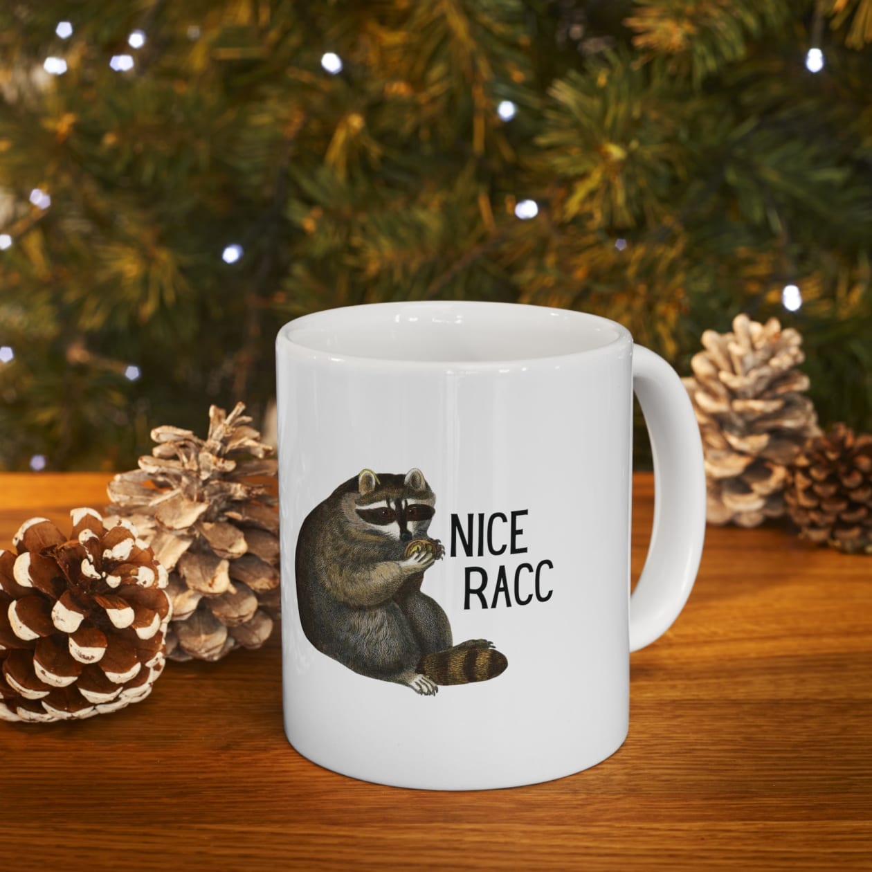 Nice Racc Ceramic Mug 11oz