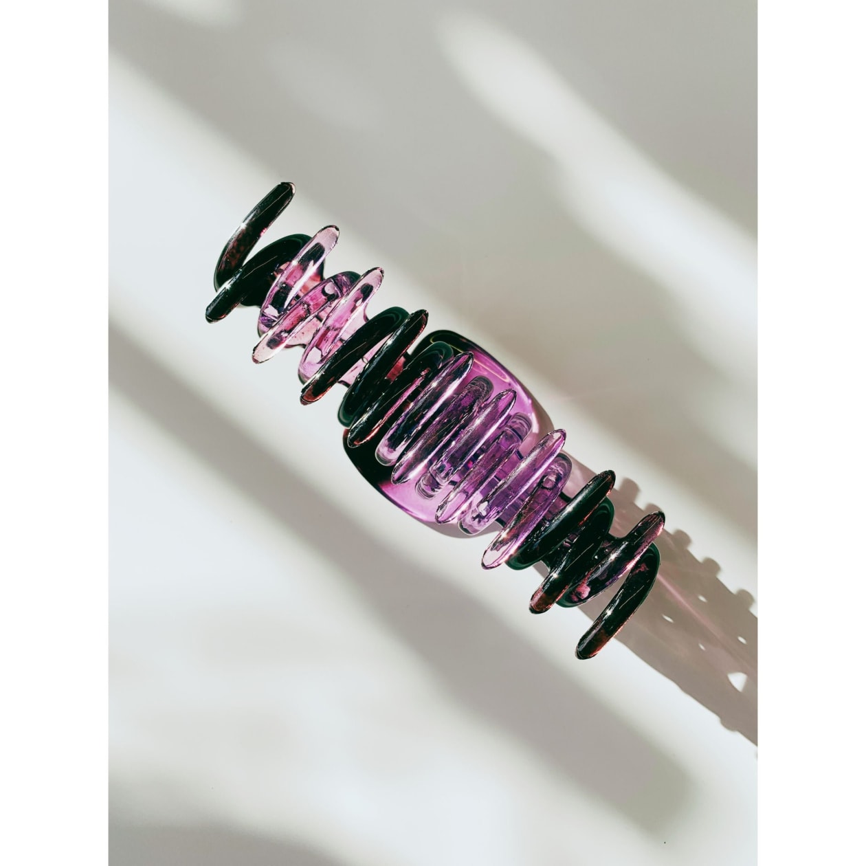 Velvet Claws Hair Clip | The Lobster in Translucent Ambient Purple | Claw Clip in Velvet Travel Bag