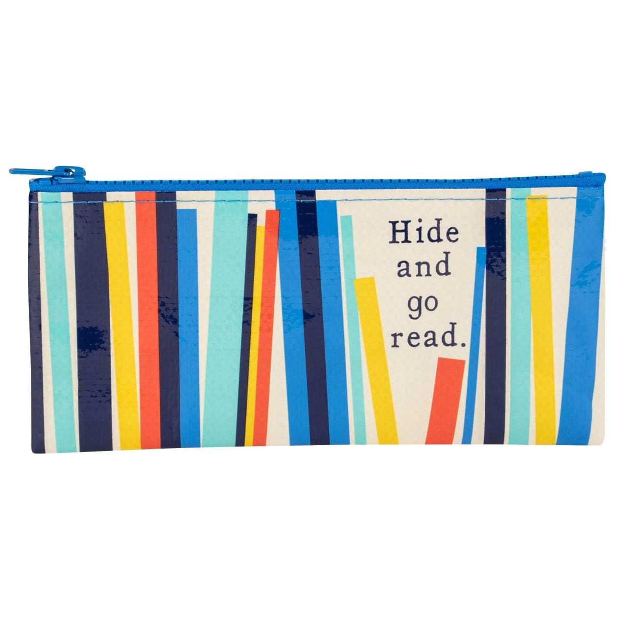 Hide and Go Read Pencil Case | 4.25" h x 8.5"  | BlueQ at GetBullish