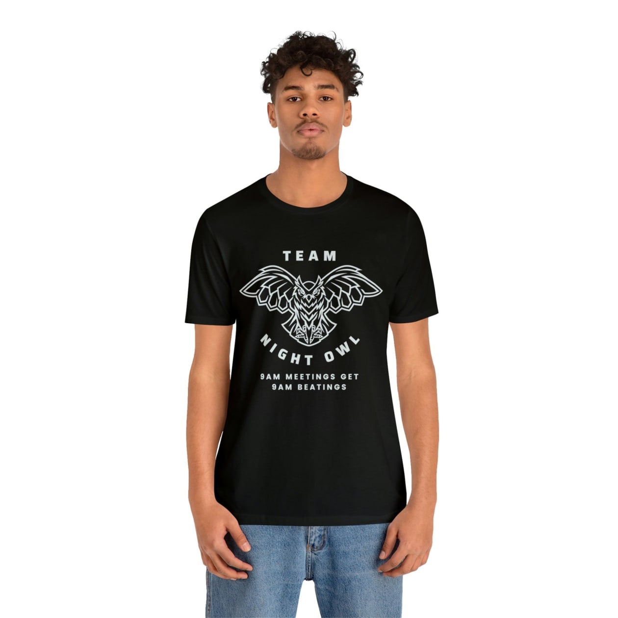 Team Night Owl Unisex Jersey Short Sleeve Tee