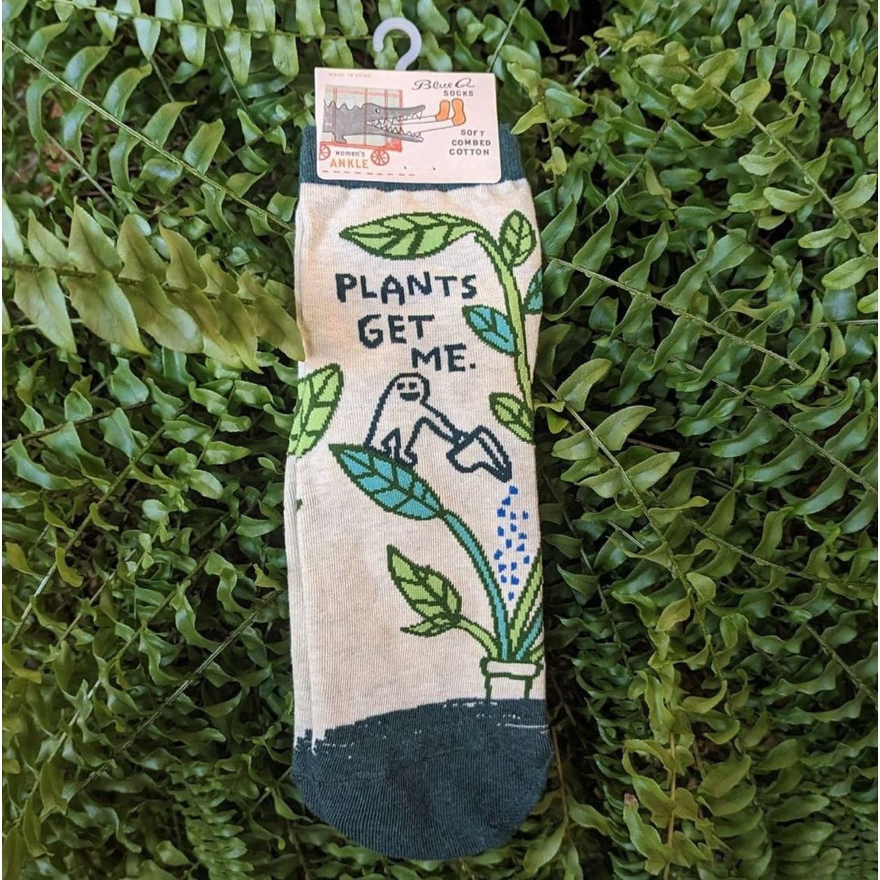 Plants Get Me Women's Ankle Socks | BlueQ at GetBullish