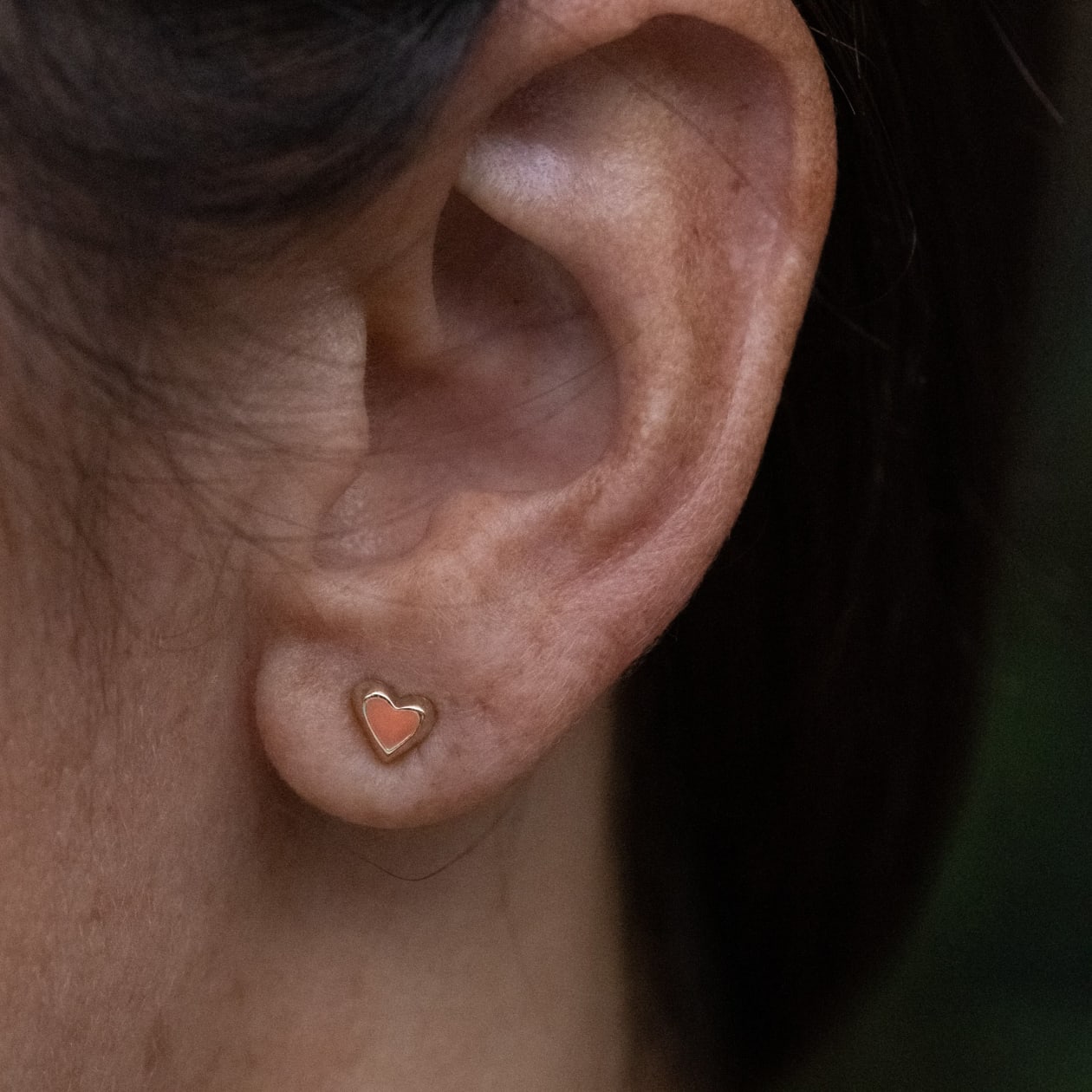 Mini Heart Studs