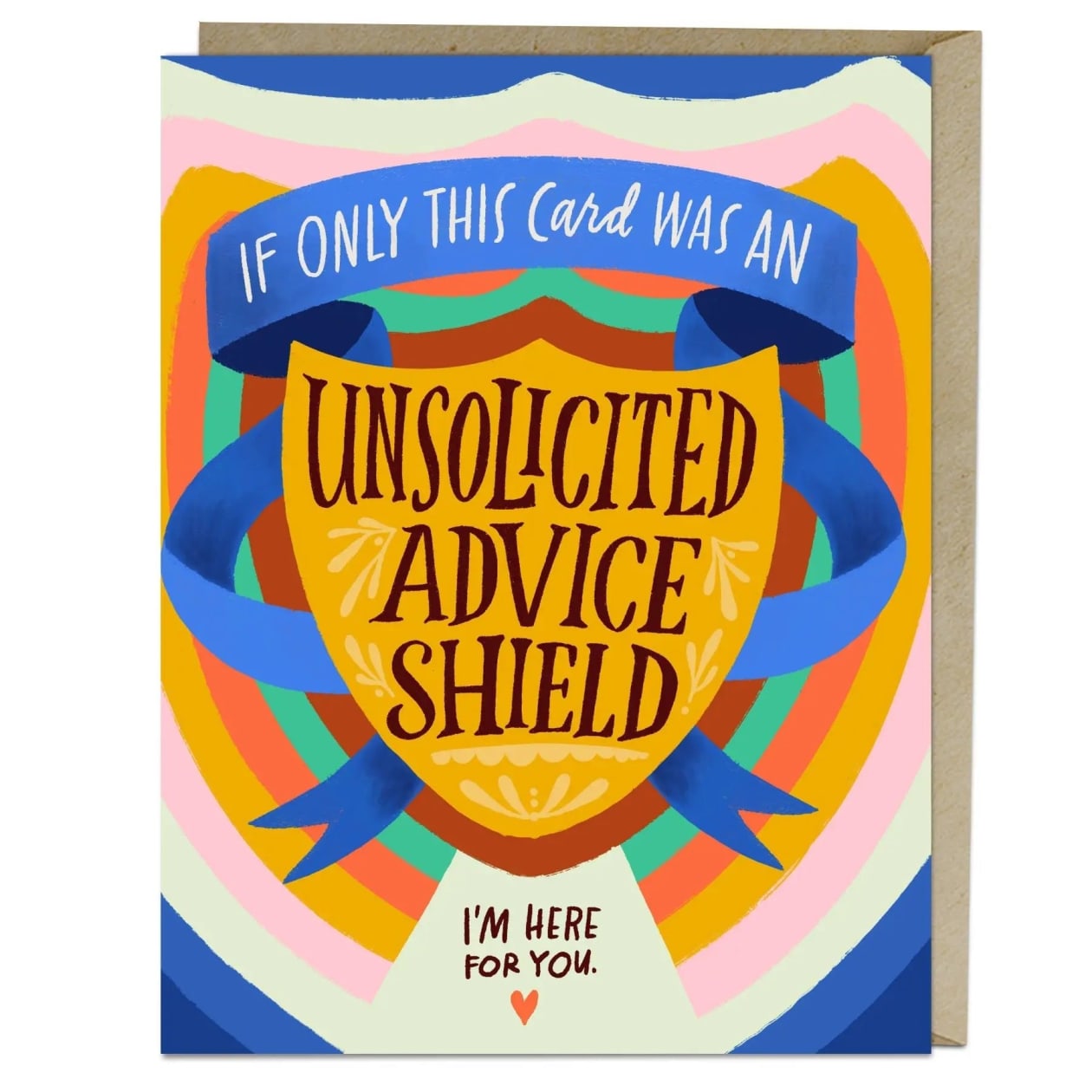 Unsolicited Advice Shield Empathy Card