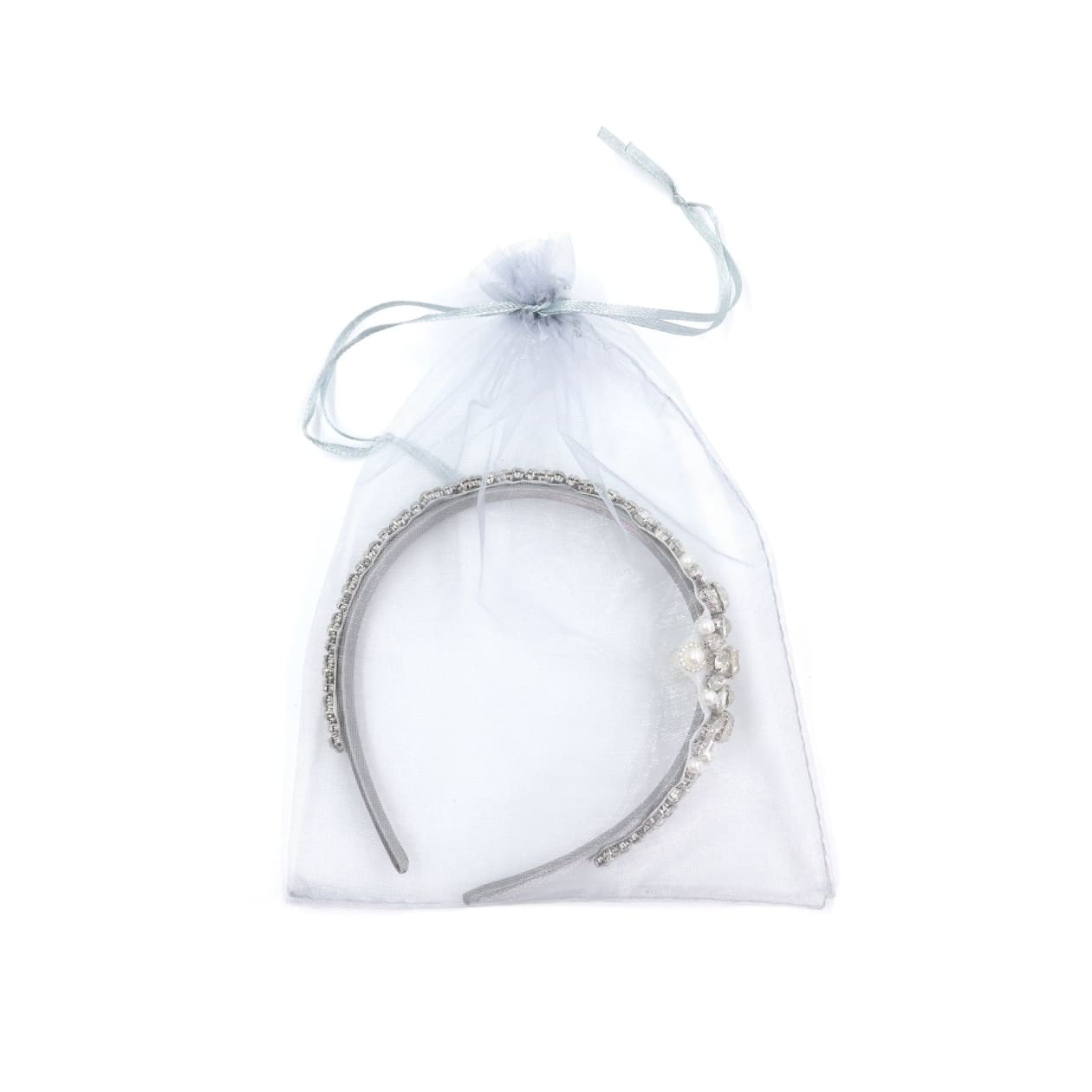 Vintage Bride Bejeweled Asymmetrical Headband Tiara | Royalty Crown Party or Bridal Hair Accessory