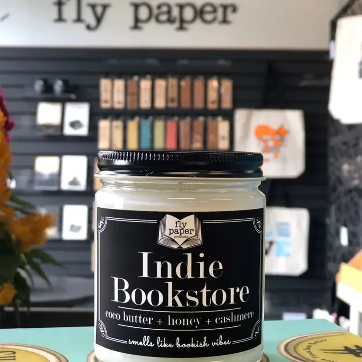 Indie Bookstore Soy Candle Contest Winner | 9 oz Glass Bottle