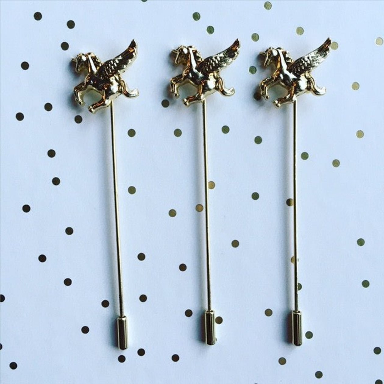 Thin Gold Pegasus Classic Stick Pin