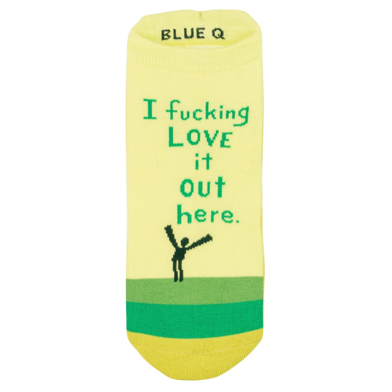 I Fucking Love It Out Here Unisex Sneaker Socks [2 Size Options] | BlueQ at GetBullish