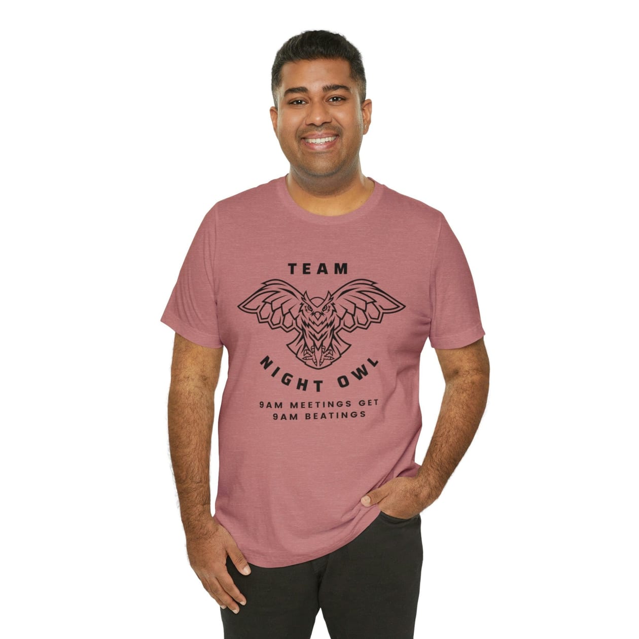 Team Night Owl Unisex Jersey Short Sleeve Tee