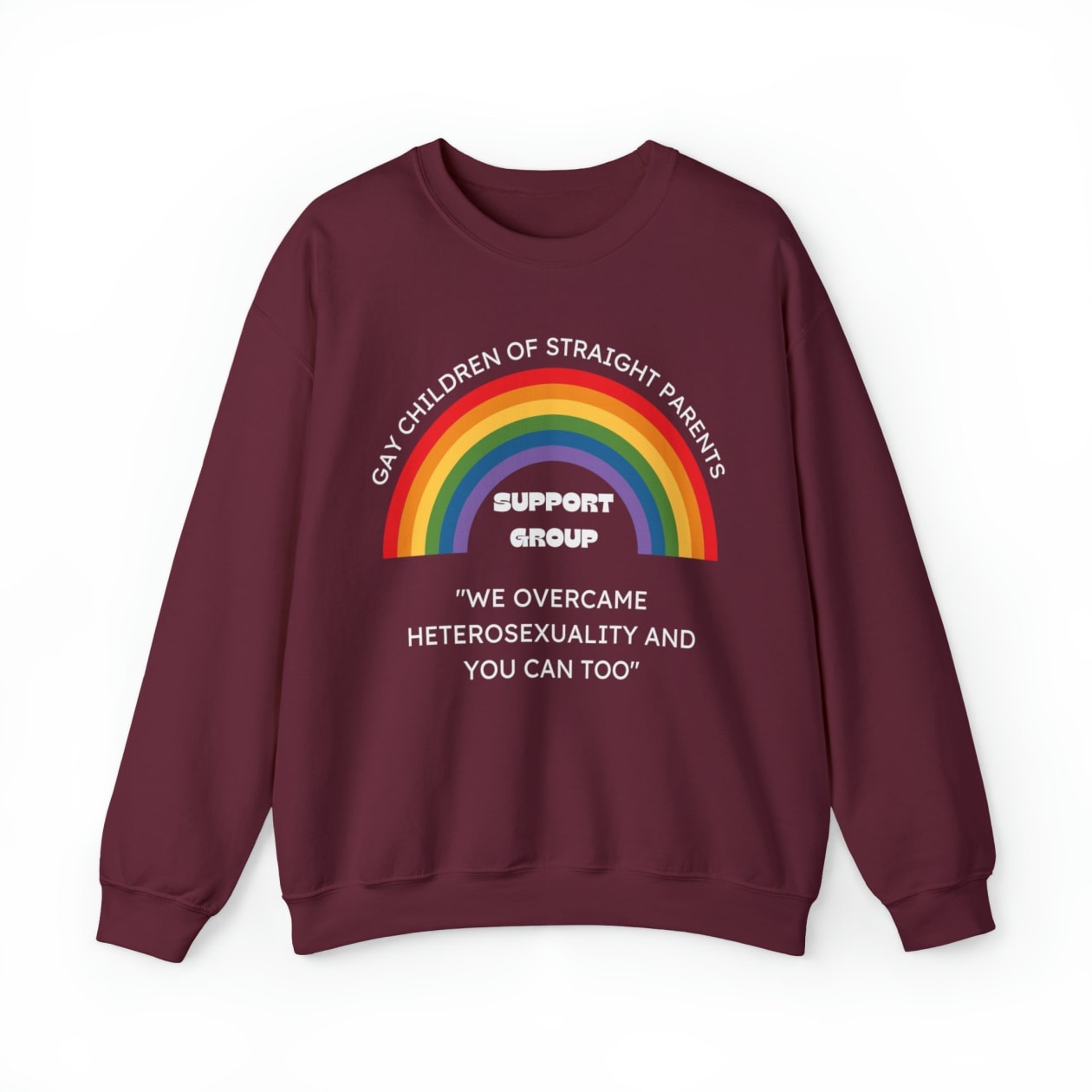 Gay Children of Straight Parents Support Group Unisex Heavy Blend™ Crewneck Sweatshirt Sizes SM-5XL | Plus Size Available