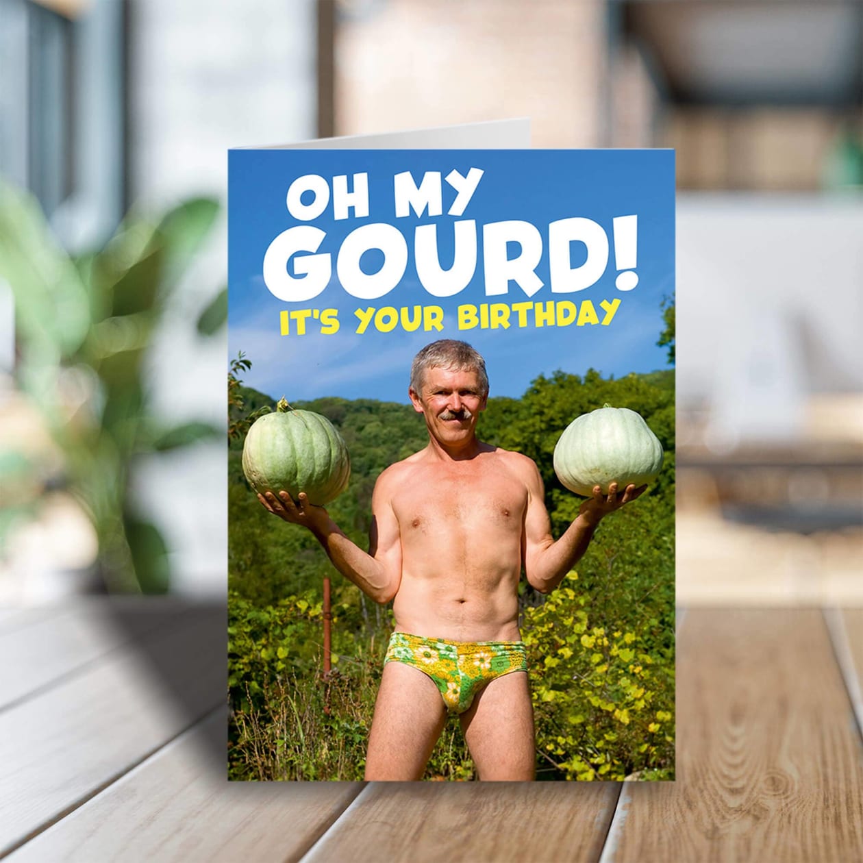 Oh My Gourd! It's Your Birthday Greeting Card | 7″ x 5″