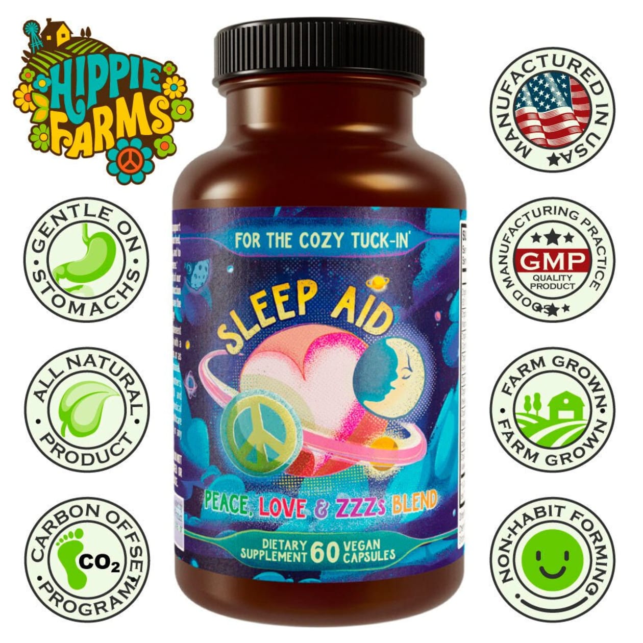 Sleep Aid - Peace, Love, and ZZZ's | Cozy Tuck-In Formula