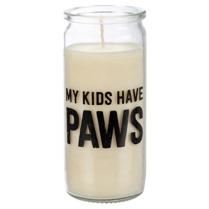 My Kids Have Paws Dog Mom Box Sign And Candle Giftable Set