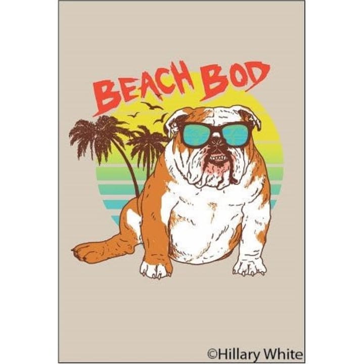 Beach Bod Fridge Magnet | 2" x 3"