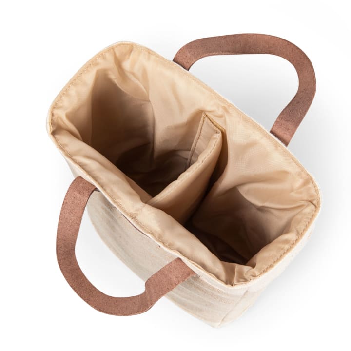 Pinot Jute 2 Bottle Insulated Wine Bag