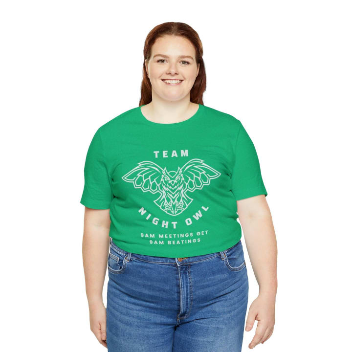 Team Night Owl Unisex Jersey Short Sleeve Tee