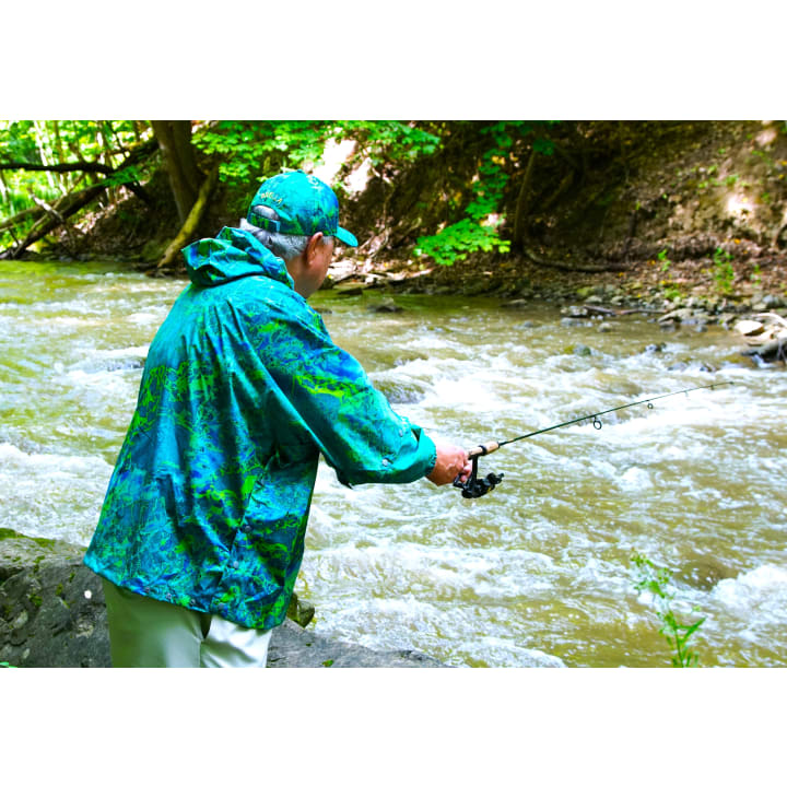 Brella 2015 Blue Green Unisex Rain Jacket