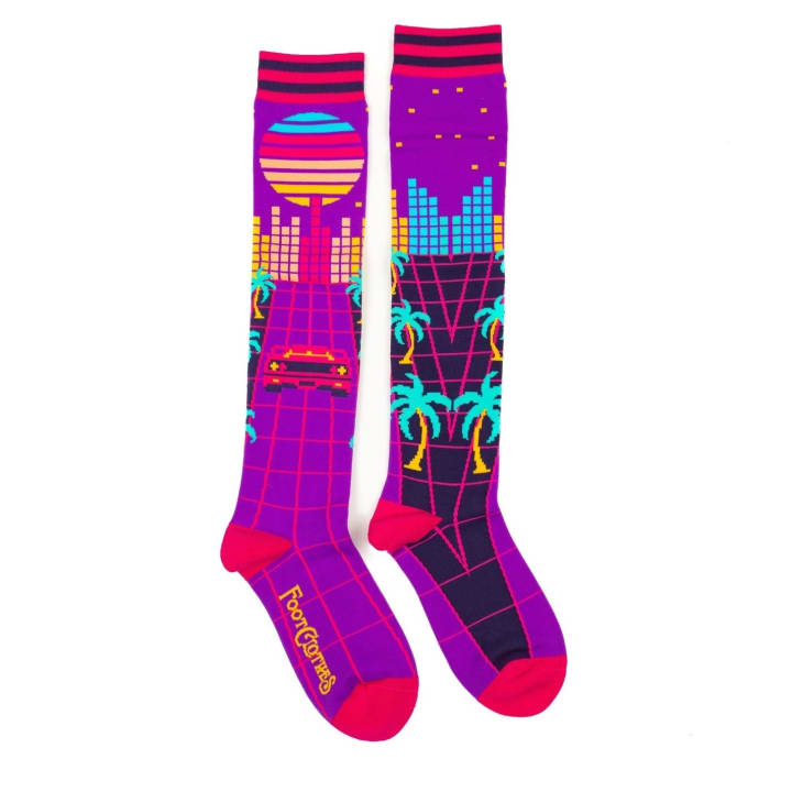 Miami 80s Vaporwave Knee High Sock