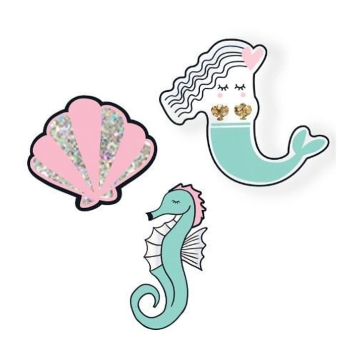 Shell Mermaid Sequined Patches | Set of 3