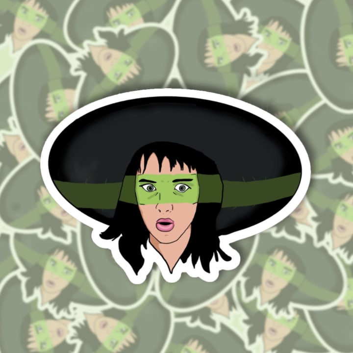 Lydia Deetz Beetlejuice Die Sticker