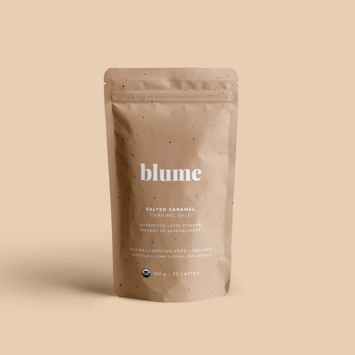 Blume Salted Caramel Latte | Superfood Powder Blend | 30 Servings