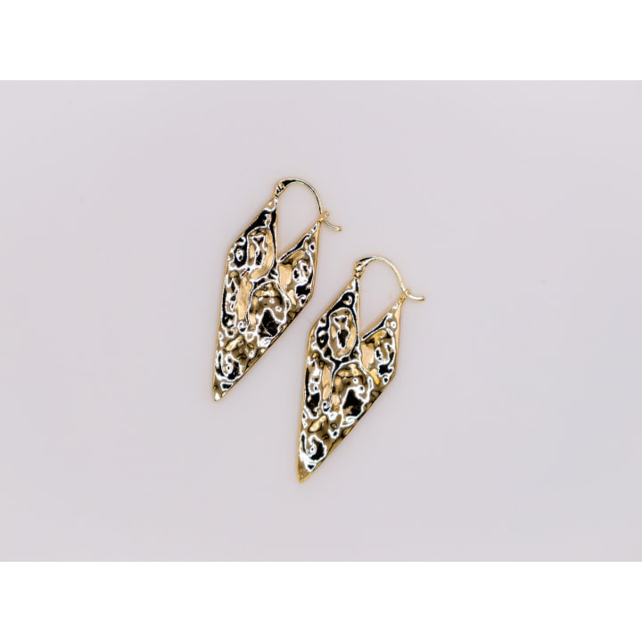 Gold Geometry Glam Earrings