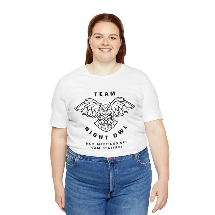 Team Night Owl Unisex Jersey Short Sleeve Tee