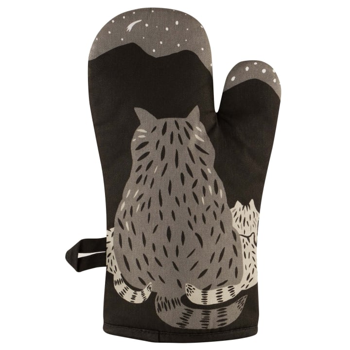 Then Make Your Own F*cking Dinner Oven Mitt | Funny Raccoon Pot Holder | BlueQ at GetBullish