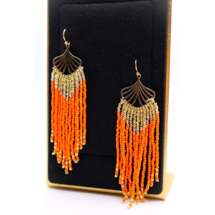 Golden Leaves Earrings