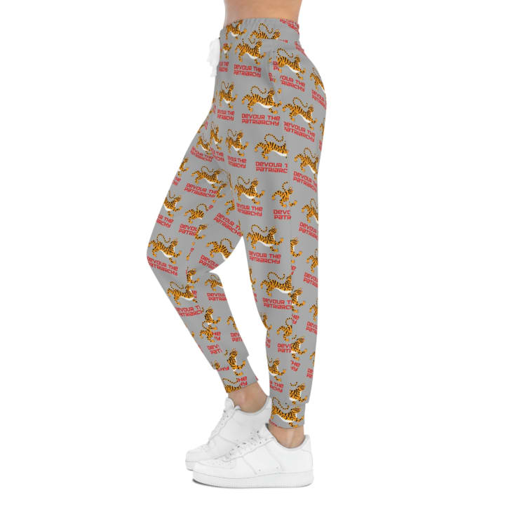 Devour the Patriarchy 🐅 Women's Feminist Themed Athletic Jogger Pants