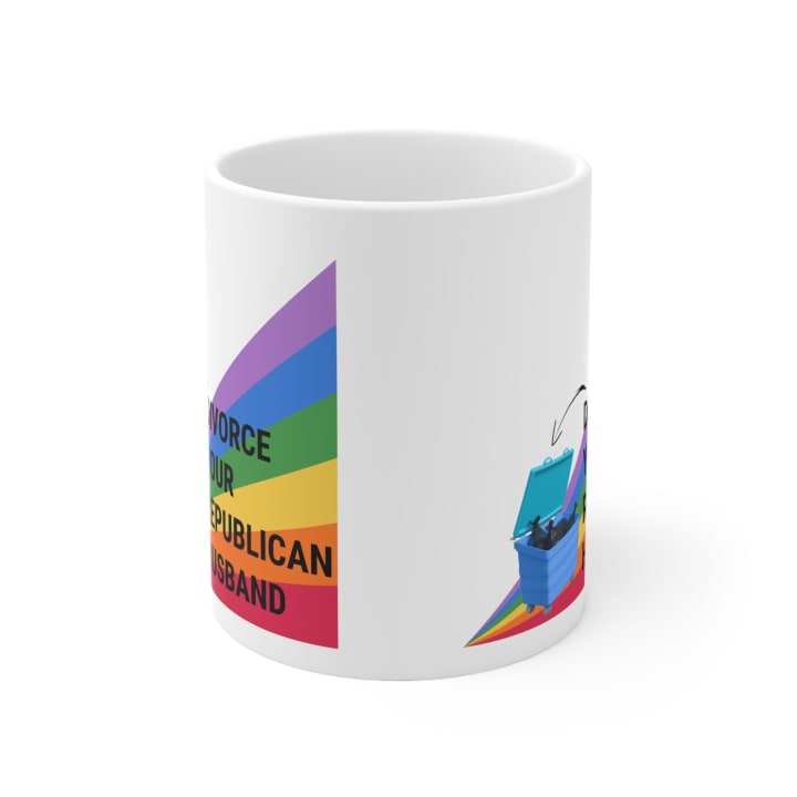 Divorce Your Republican Husband Ceramic Mug 11oz