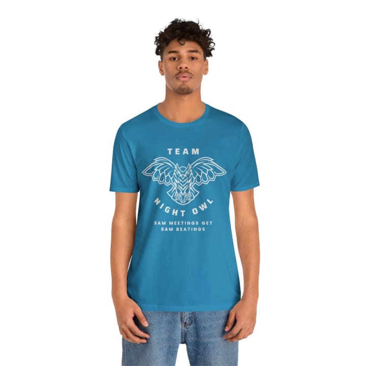 Team Night Owl Unisex Jersey Short Sleeve Tee