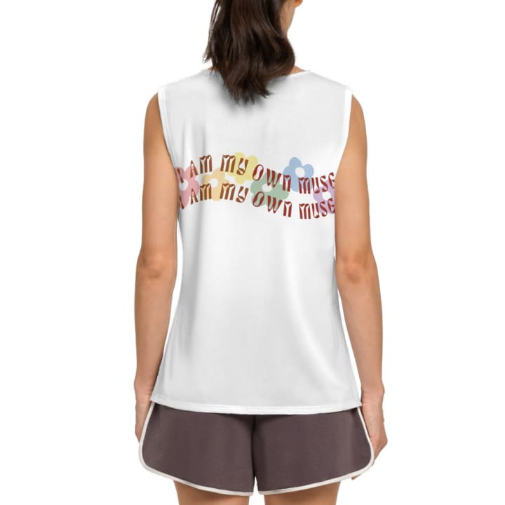 I am My Own Muse Women's Seamless Open Side Tank Top