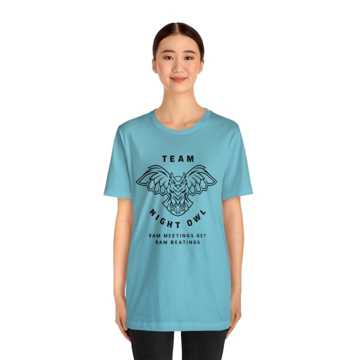 Team Night Owl Unisex Jersey Short Sleeve Tee