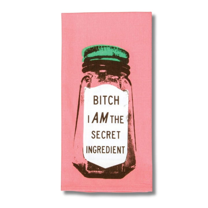 Bitch I Am The Secret Ingredient Condiments Dish Towel | BlueQ at GetBullish