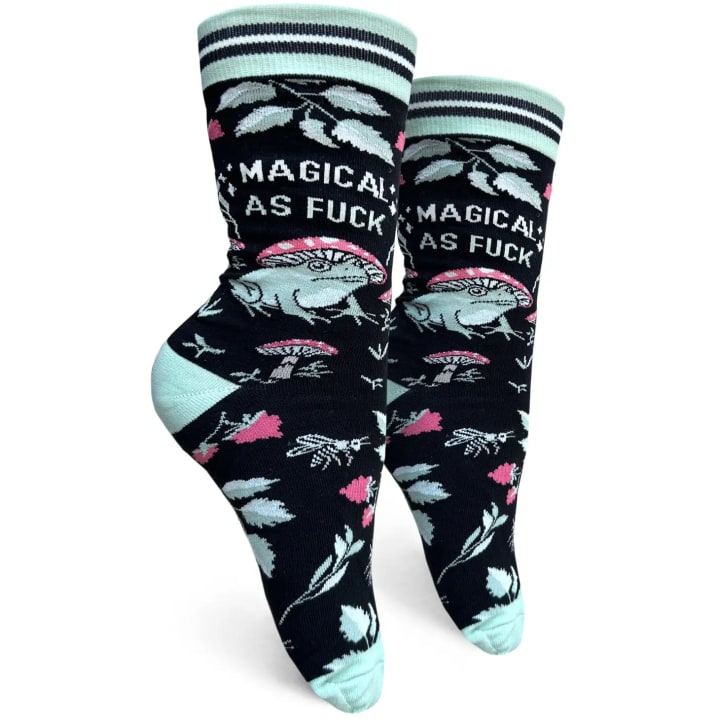 Magical As Fuck Women's Crew Socks