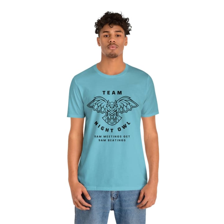 Team Night Owl Unisex Jersey Short Sleeve Tee