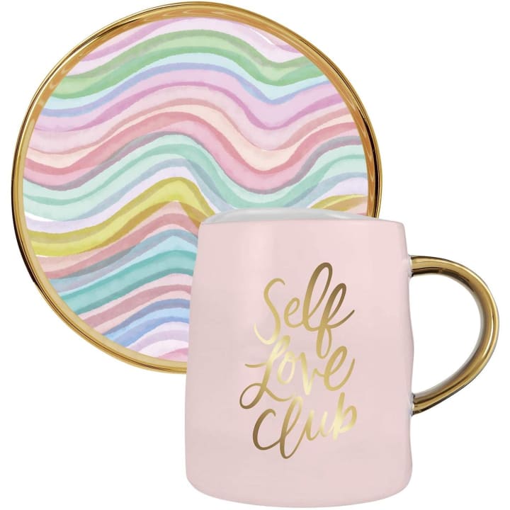 Self Love Club Artisanal Mug and Saucer Set