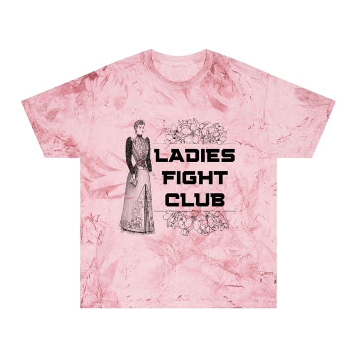 Ladies Fight Club Unisex Color Blast T-Shirt - Color: Clay, Size: S