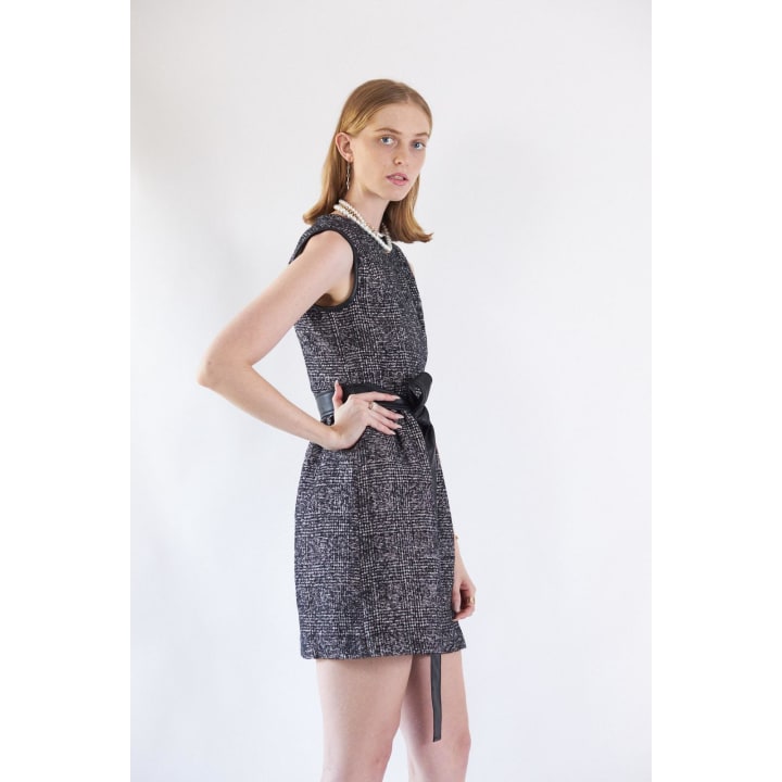 Ebony Mini Tweed Dress