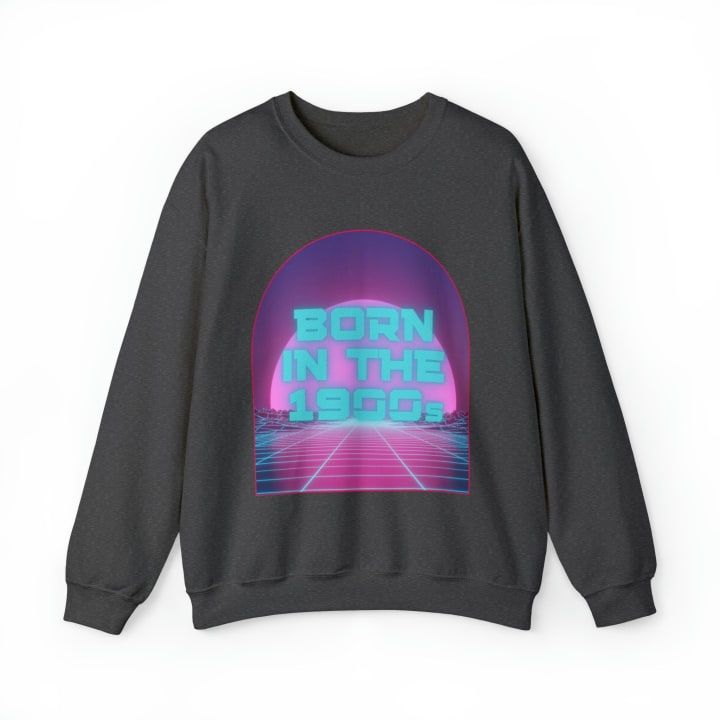 Born in the 1900s Unisex Heavy Blend™ Crewneck Sweatshirt Sizes SM-5XL | Plus Size Available