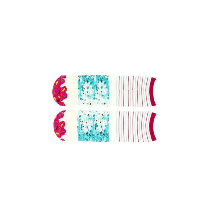 Ice Cream Socks in Mixed Berry Cheesecake | Cute Women's Socks Rolled Up as Ice Cream for Gifting