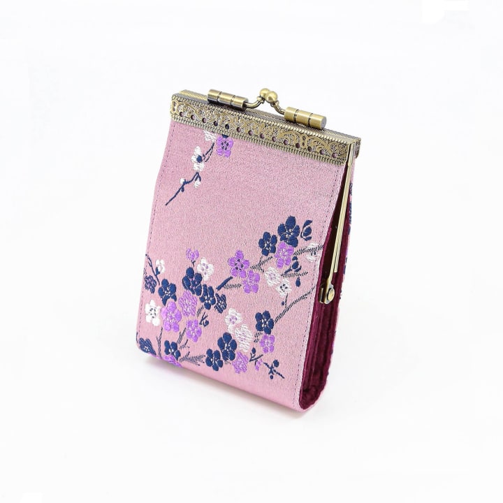 Credit Card Holder in Cherry Blossom Mauve | 10 Slots | RFID Blocking