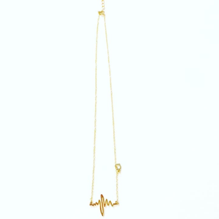 Every Heartbeat Necklace in Gold