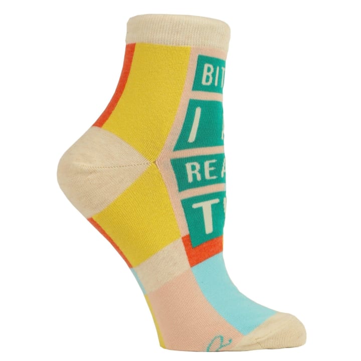 Bitch I Am Reality TV Women's Ankle Socks | BlueQ at GetBullish