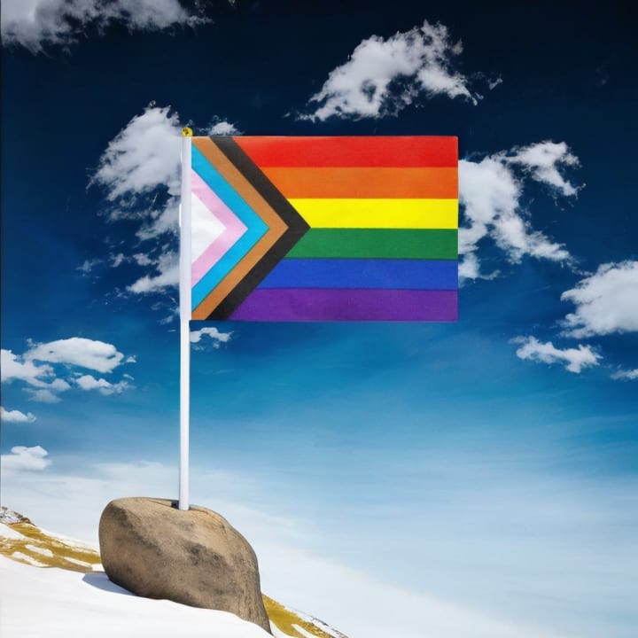 Mini Progressive Pride Flag