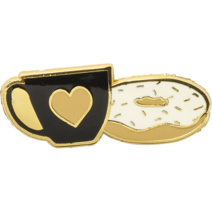 We Go Together Like Coffee And Donuts Enamel Pin