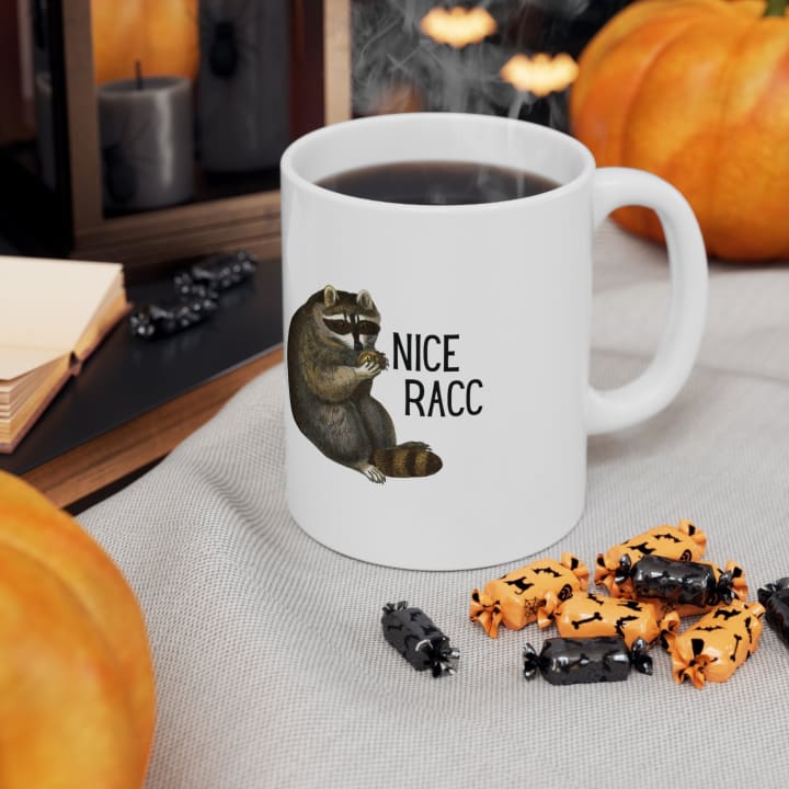 Nice Racc Ceramic Mug 11oz